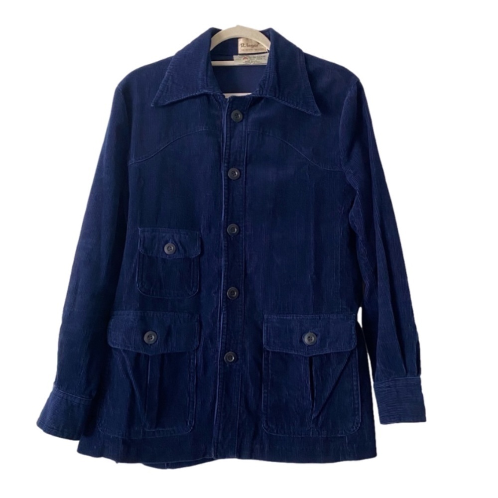 Vintage St. Leger made in Korea corduroy shacket button closure vintage size 38